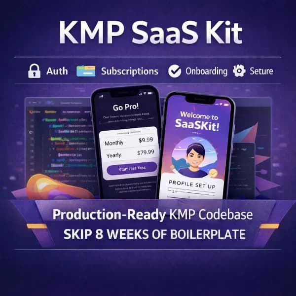Screenshot of KMP SaaS Kit | Production-Ready Kotlin Multiplatform Starter for iOS & Android project